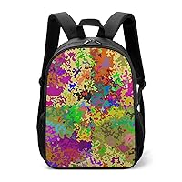 Colorful Camouflage Unisex Laptop Backpack Lightweight Shoulder Bag Travel Daypack