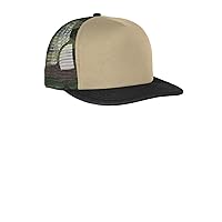 District Men's Flat Bill Snapback Trucker Cap