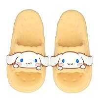 Anime Cinnamoroll My Melody Kuromi Slides for Girls House Slides Non-Slip Bathroom Shower Sandals Rubber Slippers