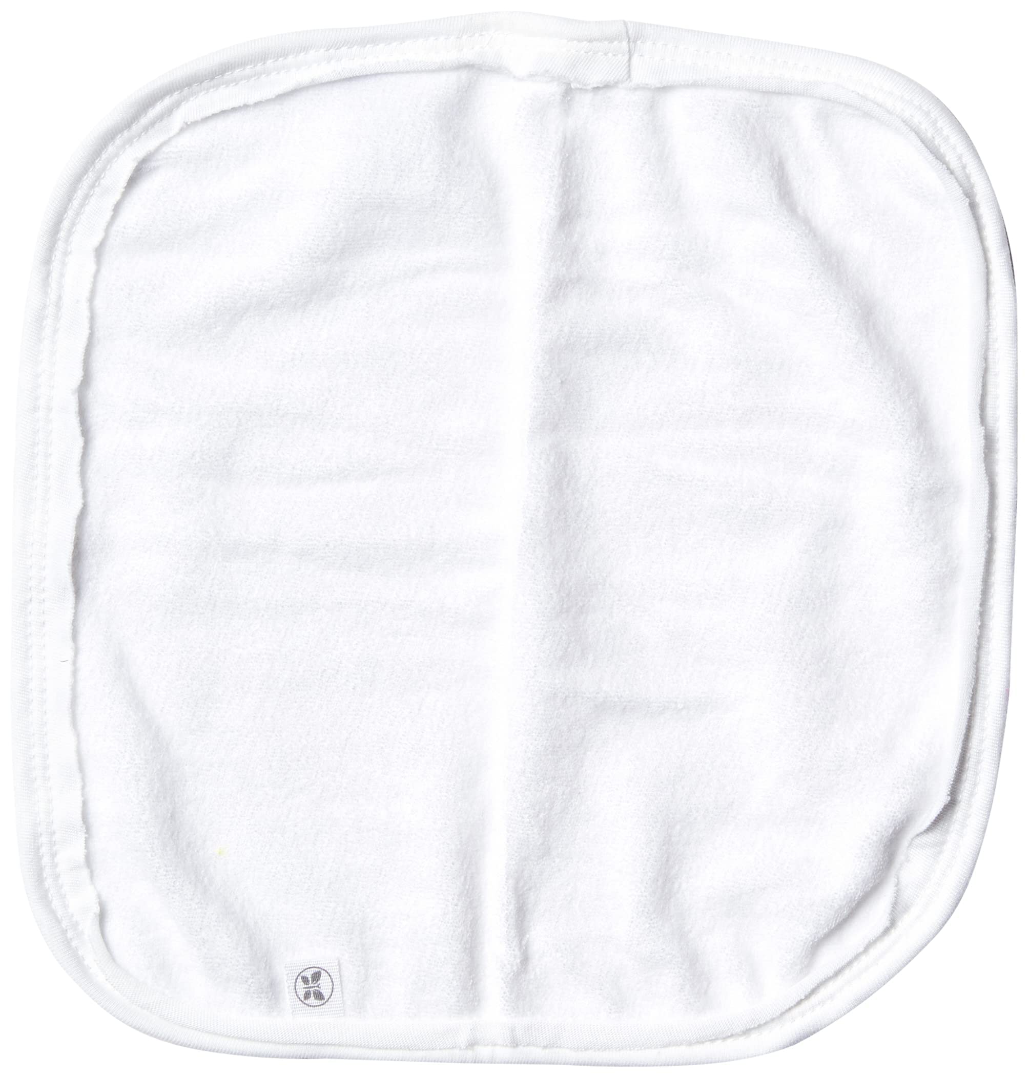 HonestBaby 10-Pack Organic Cotton Baby-Terry Wash Cloths, Bright White, One Size,10 Count (Pack of 1)