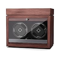 Klarstein Watch Winder for Automatic Watches, Automatic Watch Winder for 1 Watch, Automatic Watch Winder with Acrylic Door, Automatic Watch Winder, Blue LEDs, Watch Winder with 4 TPD Settings