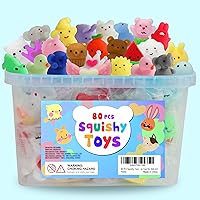 ROSYKIDZ Mochi Squishy Toys Bulk, Kids Party Favors Squishies Stress Toys  Pack Includes Unicorn and Animals Toy for Kids Boys Girls Class Prize Box