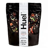 Huel Hot and Savory Instant Meal Replacement - Mexican Chili - 14 Scoops Packed with 100% Nutritionally Complete Food, Including 23g of Protein, 14g of Fiber, and 27 Vitamins and Minerals