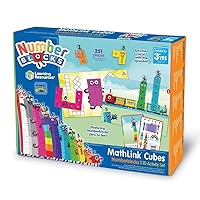 Learning Resources LSP0949-UK MathLink Cubes Numberblocks 1-10 Activity Set, Early Years Maths Learning, Build, Learn & Play in The Classroom & at Home.