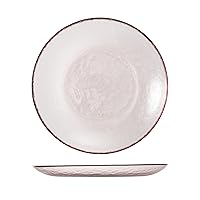 Los Cabos Glass Dinnerware and Drinkware Collection Pink 8 Inch Salad Plate (Set of 4)