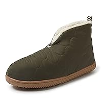 Dearfoams Men's Indoor/Outdoor Warm Up Bootie Slipper