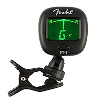 FT-1 Professional Guitar Tuner Clip On, with 1-Year Warranty, Full-Range Chromatic Guitar Tuner with Dual-Rotating Hinges, A4 Calibration