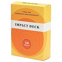 BestSelf Impact Deck - 20 Reflection & 20 Action Cards to Grow in Courage Over Comfort with 10 Affirmation Cards for Motivation
