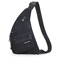 Sling Bag Anti-Theft Crossbody Personal Flex Bag, Lightweight Travel Chest Shoulder Bag for Sport Outdoor