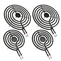 MP22YA Electric Range Burner Element Unit Set by Beaquicy - Replacement for Ken-more Whirlpool May-tag Hardwick Norge Ranges/Stoves - Package Include 2 pcs MP15YA 6
