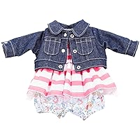 Gotz 3402659 Baby Combo Vacanze for Baby Dolls - Doll Clothes Size S Suitable for Dolls from 12-13
