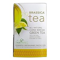 Brassica Tea Green Tea with Trubroc, Lemon, 16 Tea Bags