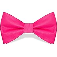 Vibrant Pink Bow Tie - 3.25