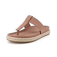 CUSHIONAIRE Women's Nacho Espadrille footbed sandal with +Comfort, Wide Widths Available
