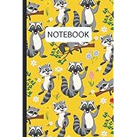 Raccoon Notebook: Raccoon Notebook Blank Lined Journal for Raccoon Lovers | 100 Pages Journal Diary | School,Girls, Boys, Kids, Women Gift
