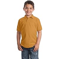 Port Authority Youth Silk Touch Polo S Gold