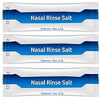 Neti Pot Salt Packets, Individually 100 Saline Packets, Nasal Wash Refill Kit | Sinus Rinse Packets for Neti Pots | Nasal Irrigation System | Nasal Rinse | Sinus Relief | Nose Washing