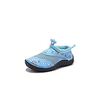 RocSoc Unisex-Child Summer Barefoot Mesh Water Sport Aqua Shoes | Breathable, Toggle Lace Athletic Beach Footwear