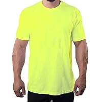 Men's T-Shirts, Cotton/Poly Shirts for Men, Crew Neck Tees
