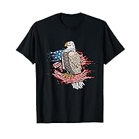 US Eagle 4th Of July Vintage Patriotic Bird Lover T-Shirt