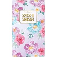 AT-A-GLANCE Planner 2024-2026, 2 Year Monthly Pocket Planner, 3-1/2