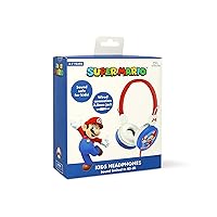 SM1108 Super Mario Children's Wired Headphones Red