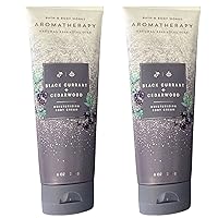 Bath and Body Works Gift Set of of 2 - 8 oz Body Cream - (Aromatherapy Black Currant & Cedarwood) Multicolor