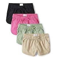 The Children's Place Girls' Twill Pull on Shorts