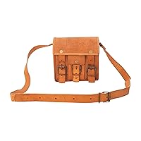 Posh Bag Genuine Leather Crossbody Bags for Women Handmade Ladies Satchel Vintage Purses Handbags,Brown