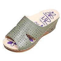 Shower Sandals Women Slippers Spring Summer Ladies Fashion With Hollow Peep Slope Roman Toe Slippers Bathroom Sandals for Women
