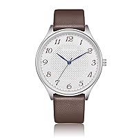 CIVO Herren Uhren Lederarmband Analog Wasserdicht Klassische Business Damen Uhren Quarzuhr Geschenke Armbanduhr Männer Frau