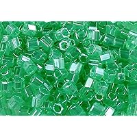 8/0 Hex TOHO Japanese Glass Seed Beads #144-Ceylon Celery 15g