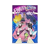 YAOJING Japen Crude Humor Anime Panty & Stocking with Garterbelt Poster Art Poster Canvas Painting Decor Wall Print Photo Gifts Home Modern Decorative Posters Framed/Unframed 08x12inch(20x30cm)