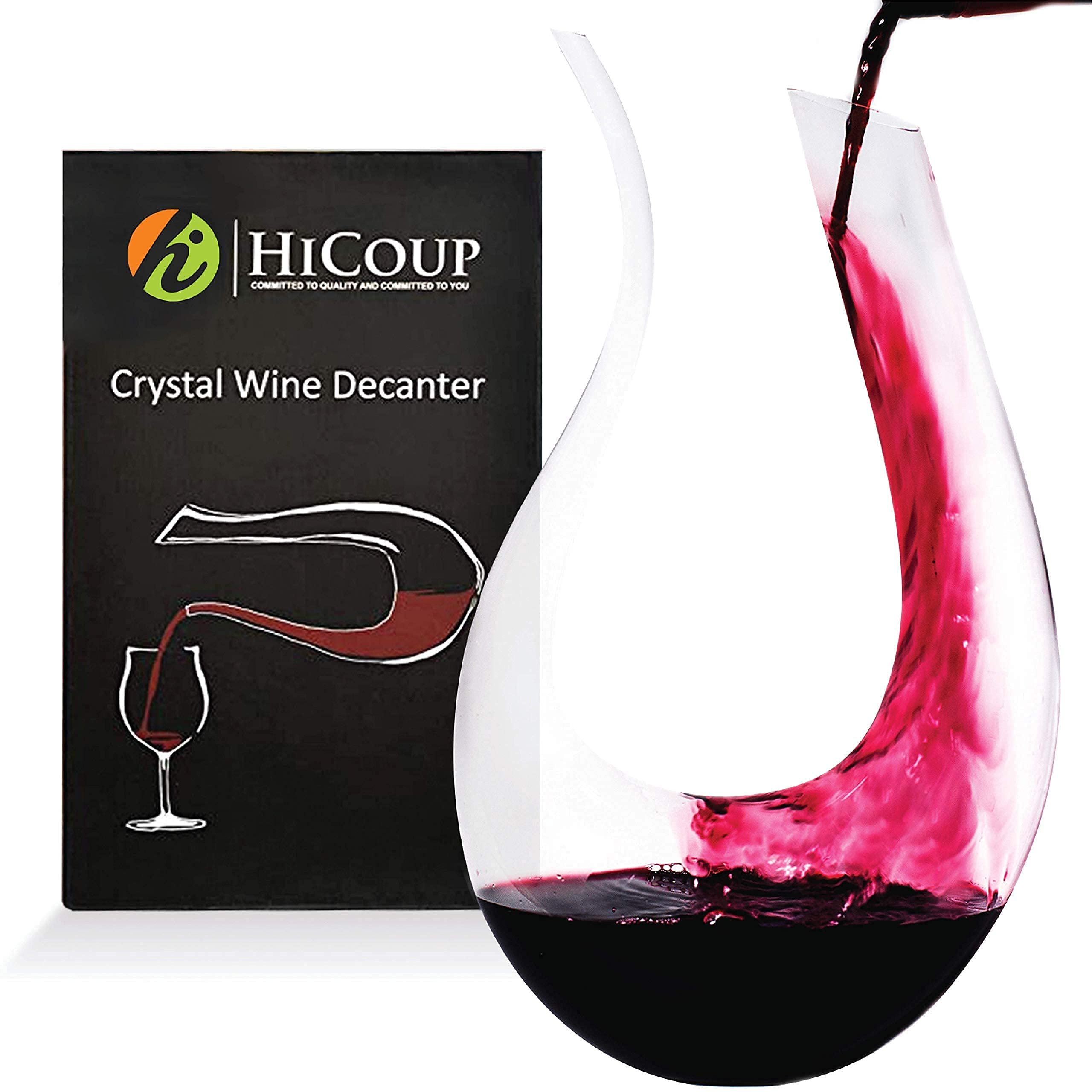Wine Decanter and Rosewood Waiter's Corkscrew by HiCoup