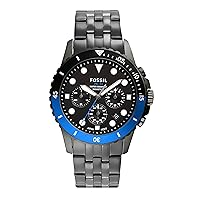 Fossil Men's Stainless Steel Diving Inspired Casual Quartz Watch FB-01