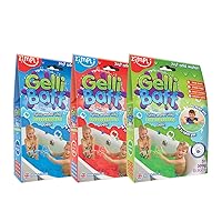 3 x Gelli Baff Bundle, Blue, Red & Green, Turn water into colourful goo! Children’s Sensory & Bath Toy