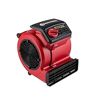 Red Edition AM201 1101 550 CFM Portable Air Mover Floor and Carpet Dryer for Drying and Cooling