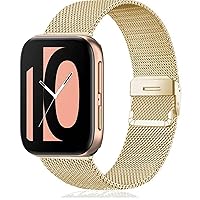 Watch Band For Oppo Watch 2 42mm 46mm 41mm 46mm Strap For Oppo Smart Watch Replacement Wristbands (Color : Gold, Size : For oppo watch 46mm)