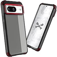 Ghostek Covert Google Pixel 8 Clear Case - Compatible with Wireless Charging, Shockproof Silicone, Minimalist Phone Cover (6.2 Inch, Smoke)