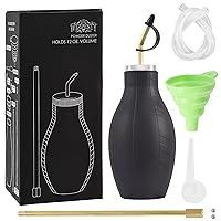 Bulb Duster Sprayer Insect Buster – Handheld, 12oz. Extendable Applicator Dispenser for Diatomaceous Earth & Other Home Powder Applications – Non-Toxic Assemble Garden Farm