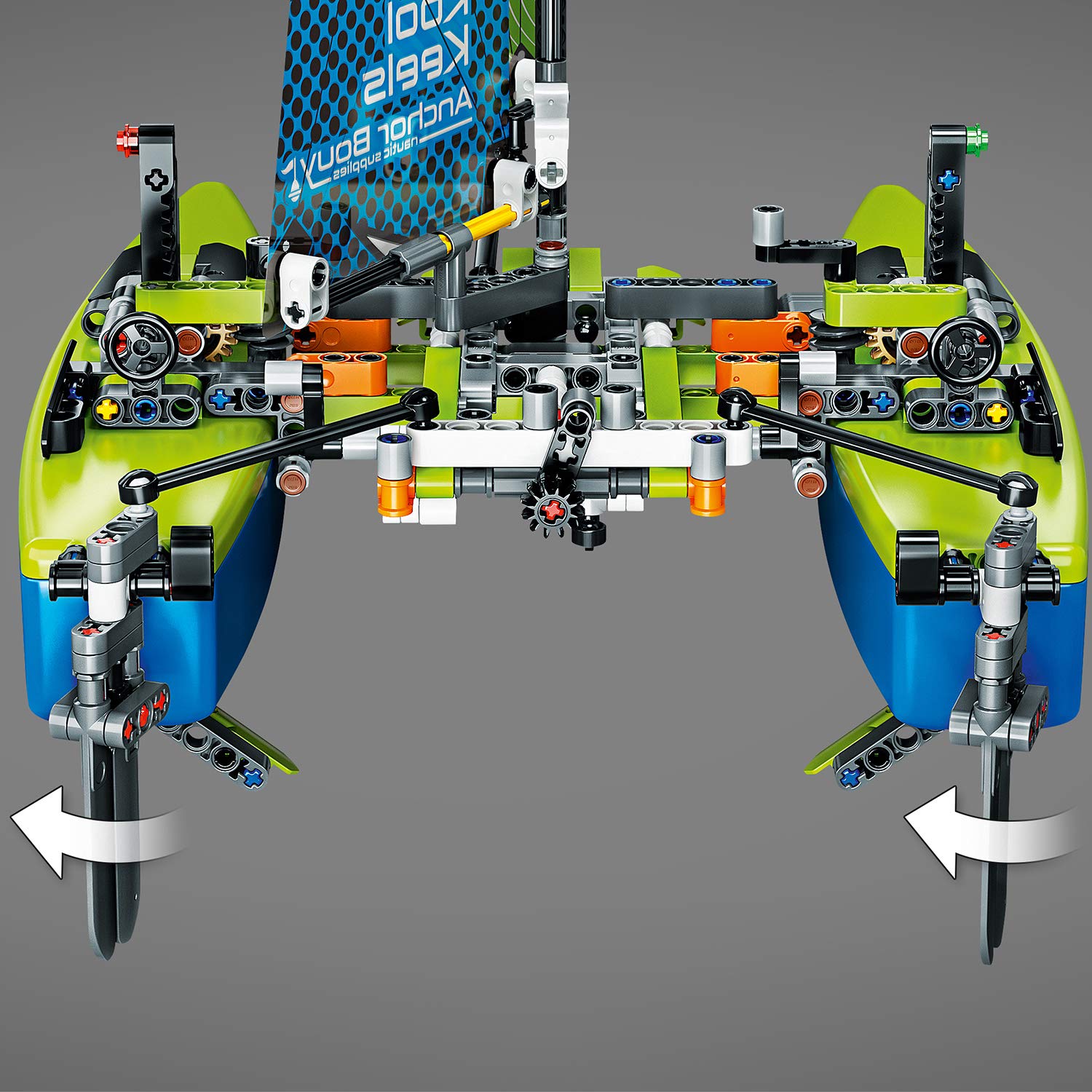 LEGO Technic Catamaran 42105 Model Sailboat Building Kit (404 Pieces)