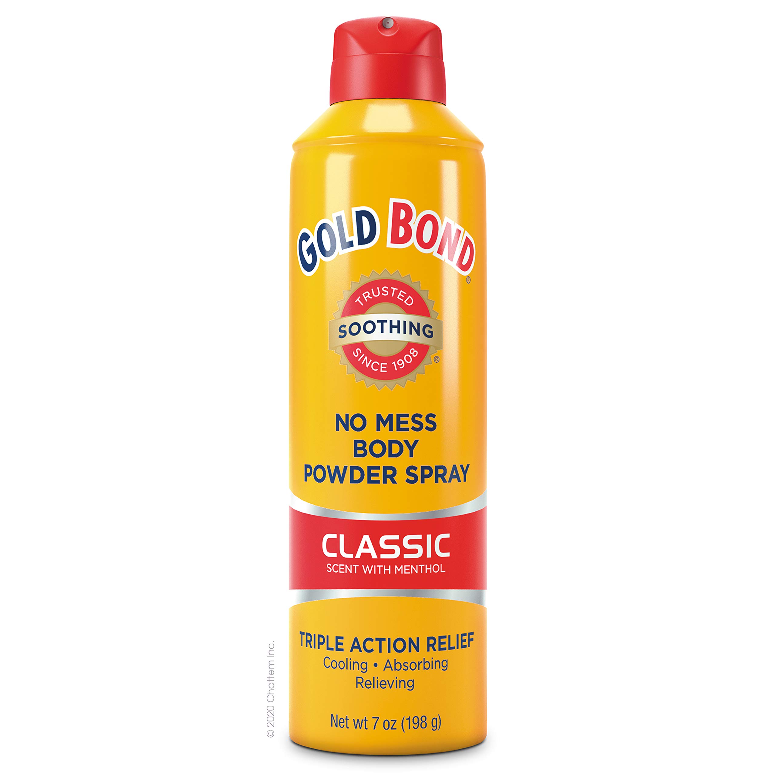 Gold Bond No Mess Body Powder Spray, 7 oz., Classic Scent