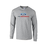 Ford Performance Long Sleeve Ford Car T-Shirt-Sportsgray-Large