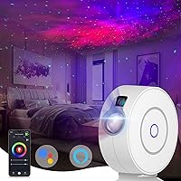 Smart Galaxy Star Projector,LED Starry Sky Night Light ,Nebula Ceiling Night Light App & Voice Controlled for Gaming Room,Bedroom,Home Theater,Camp Tent