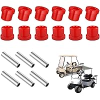 Golf Cart Rear Leaf Spring Bushing Kit for 1994-Up EZGO TXT/Medalist and 1981-Up Club Car DS Gas/Electric, Replace Polyurethane Bushing and Sleeves OEM # 70289-G01 70291-G02 1015583 1012303