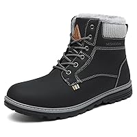 Men's Women's Mid Hiking Boots Outdoor Water Resistant Non Slip Leather Ankle Casual Boot