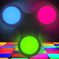 Fidget Spinner Neon Disco Glow - Stres Çarkı