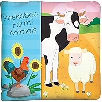 Peekaboo Farm Animals: Cloth Book with a Crinkly Cover!