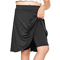 STRETCH IS COMFORT Girls A-Line Skirt with Built-in Shorts | Skort | Size 4-16