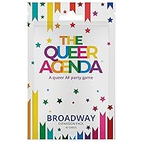 The Queer Agenda Party Game Broadway Expansion - 40 Sassy LGBTQ+ Cards for Hilarious Game Nights, Ages 17+, 3-10 Players, 30-60 Min Playtime, Made by Fitz Games